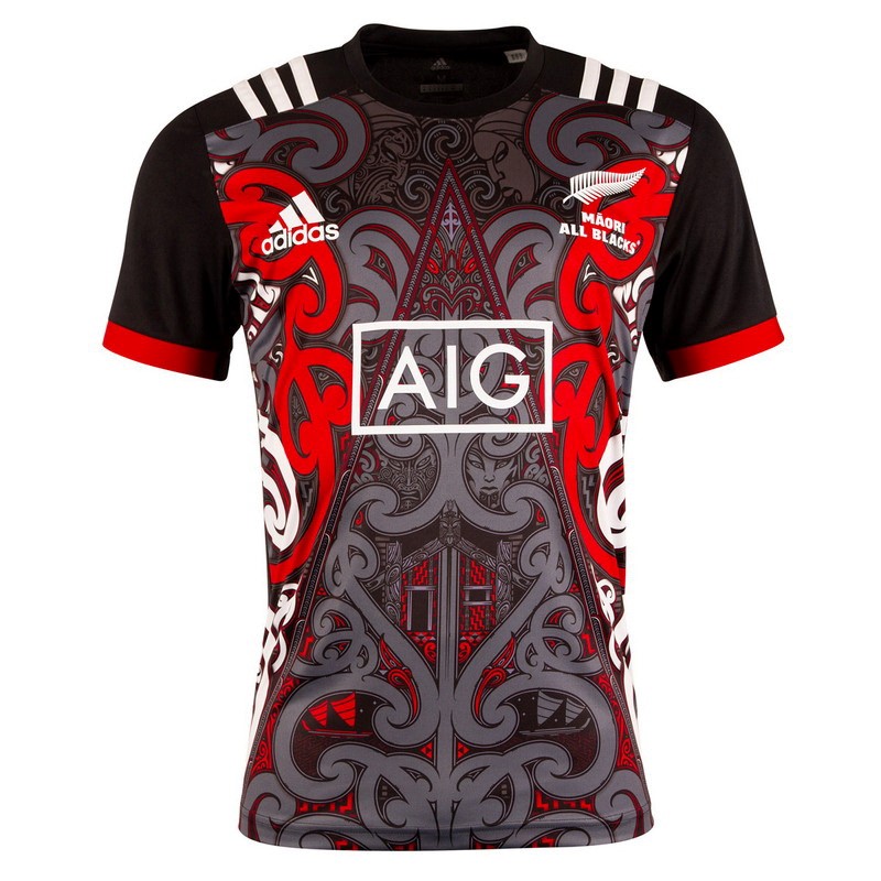 Camiseta Entrenamiento All Blacks 2018 Negro